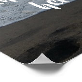 aangepaste afdruk maak je eigen poster (Hoek)