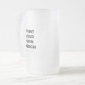 Aangepaste Afdruk Maken | Eigen Ontwerp Laten Prin Matglas Bierpul (Voorkant links)