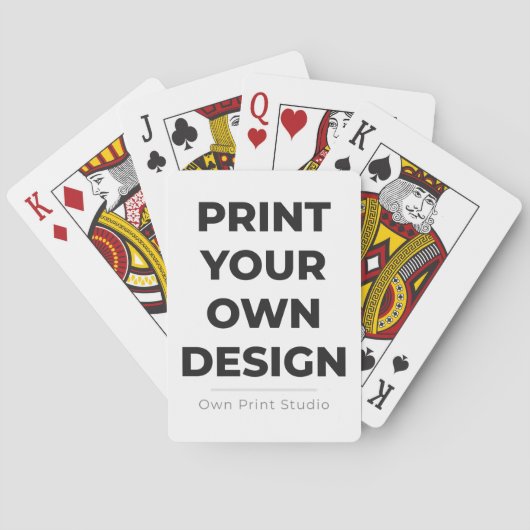 Aangepaste Afdruk Maken | Eigen Ontwerp Laten Prin Pokerkaarten (Achterkant)
