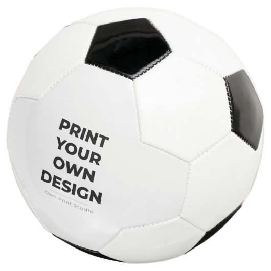 Aangepaste Afdruk Maken | Op Maat Gedrukt Voetbal (Drie kwart)