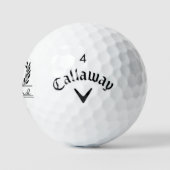 Aangepaste afdruk met monogram | Gepersonaliseerde Golfballen (Logo)