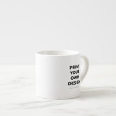 Aangepaste Afdruk van Eigen | Afdrukken op Bestell Espresso Kop (Voorkant rechts)