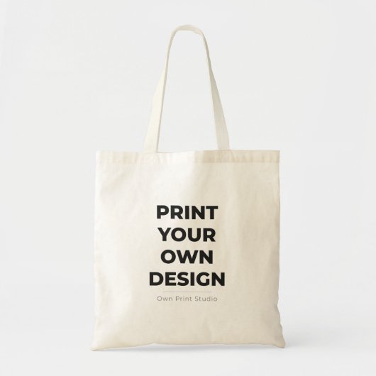 Aangepaste Afdruk van Eigen | Afdrukken op Bestell Tote Bag (Voorkant)