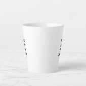 Aangepaste Afdruk van Je Eigen | Mijn Eigen Op Afr Latte Mok (Voorkant)