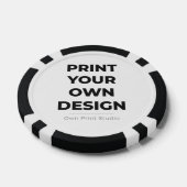 Aangepaste Afdruk van Je Eigen | Mijn Eigen Op Afr Poker Chips (Enkel)