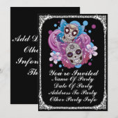 Aangepaste afdruk vlinder Suikerpartij nodigt Kaart (Voorkant / Achterkant)