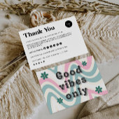 Aangepaste afdrukbare bedankkaart