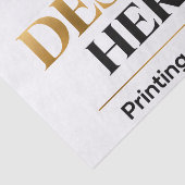 Aangepaste afdrukken - Geen minimale groothandelsb Tissuepapier (Detail)