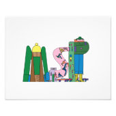 Aangepaste afdrukken | MINNEAPOLIS, MN (MSP) Foto Afdruk (Voorkant)