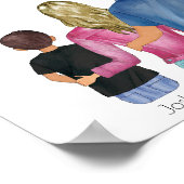 Aangepaste afdrukken voor onze familie, Poster voo (Hoek)