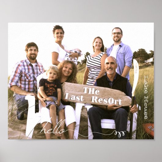 Aangepaste afdrukkosten van 10 x 8 inch Hallo Poster (Voorkant)