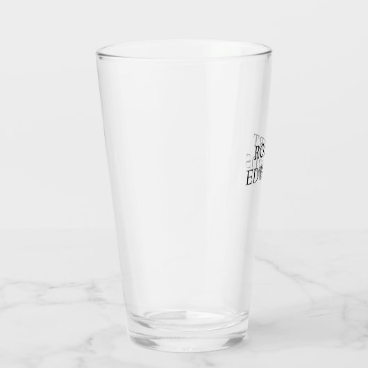 Aangepaste afdruknaam glas (Rechts)