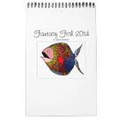 Aangepaste afgedrukte agenda: Fantasevis Kalender (Hoes)