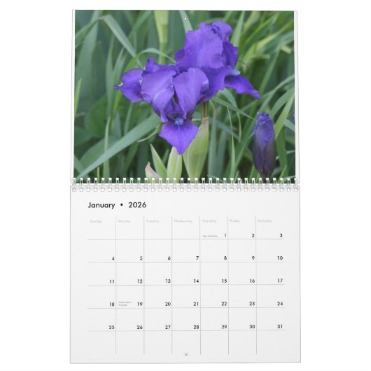 Aangepaste afgedrukte agenda kalender (Jan 2026)