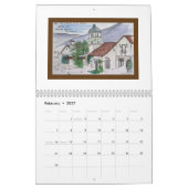 Aangepaste afgedrukte agenda kalender (Feb 2027)