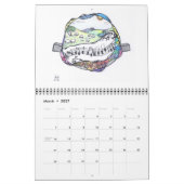 Aangepaste afgedrukte agenda kalender (Mar 2027)