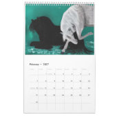 Aangepaste afgedrukte agenda, UNICORNS, EQUINES, H Kalender (Feb 2027)