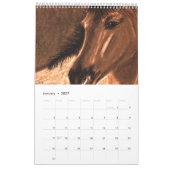 Aangepaste afgedrukte agenda, UNICORNS, EQUINES, H Kalender (Jan 2027)