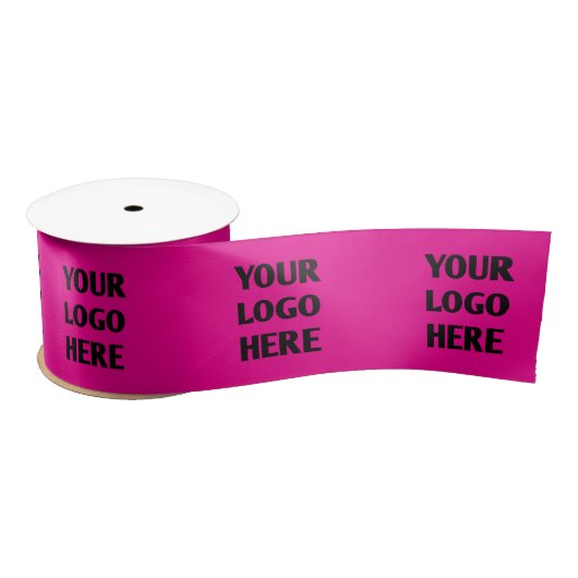 Aangepaste afgedrukte bedrijf Logo Branded Gift Satijnen Lint (Spoel)
