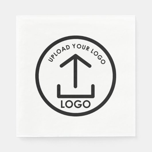 Aangepaste afgedrukte Business Logo Promotional Servet (Voorkant)