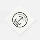 Aangepaste afgedrukte Business Logo Promotional Servet (Hoek)