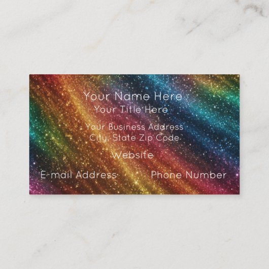 Aangepaste afgedrukte Visitekaartjes (Achterkant)