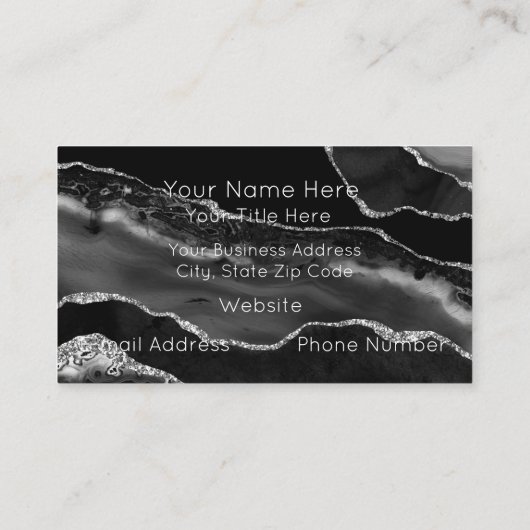 Aangepaste afgedrukte Visitekaartjes (Achterkant)