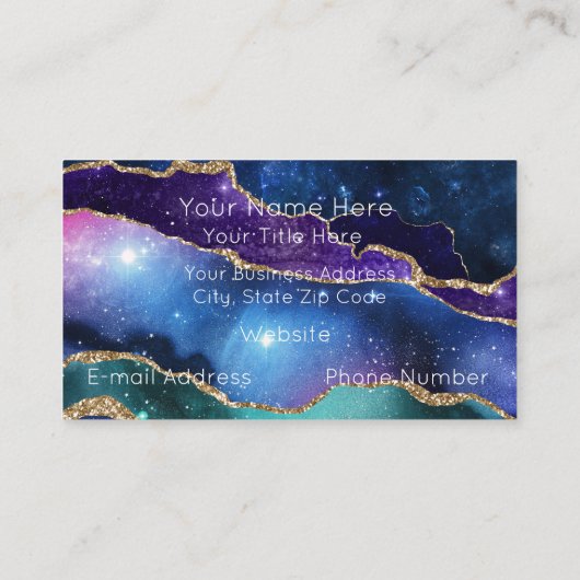 Aangepaste afgedrukte Visitekaartjes (Achterkant)