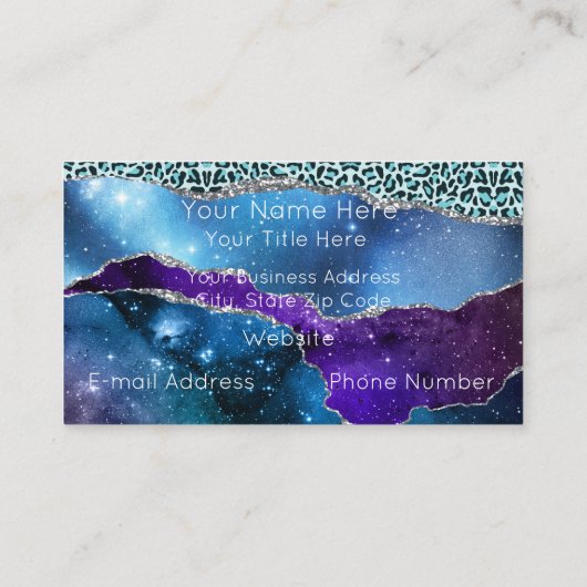 Aangepaste afgedrukte Visitekaartjes (Achterkant)