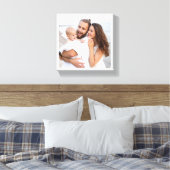 Aangepaste afgeronde hoek foto familie canvas afdruk (Insitu (Slaapkamer))