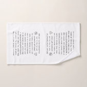 Aangepaste afhandeling handdoek (Handdoek)