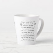 Aangepaste afhandeling latte mok (Rechterhoek)