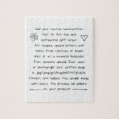 Aangepaste afhandeling legpuzzel (Verticaal)