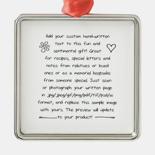 Aangepaste afhandeling metalen ornament (Voorkant)