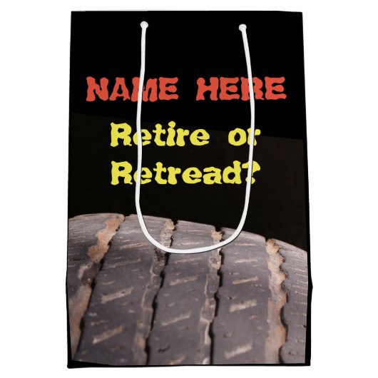 Aangepaste afkoopcadeau medium cadeauzakje (Achterkant)