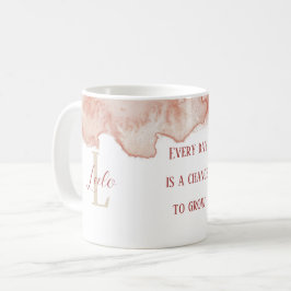 Aangepaste aflevering Roze Waterverf koffie Koffiemok