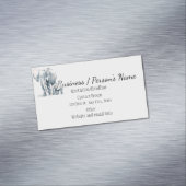 Aangepaste Afrikaanse olifant- en kinderwagen Magnetisch Visitekaartje (Voorbeeld)