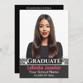 Aangepaste Afro-Amerikaanse Uitnodigingen voor Afs (Voorkant / Achterkant)