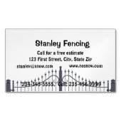 Aangepaste afsluitingen magnetisch visitekaartje (Voorkant)