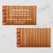 Aangepaste afsluitingen visitekaartje (Voorkant / Achterkant)