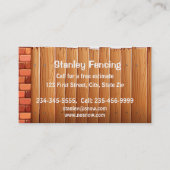 Aangepaste afsluitingen visitekaartje (Voorkant)