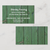 Aangepaste afsluitingen visitekaartje (Voorkant / Achterkant)