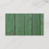 Aangepaste afsluitingen visitekaartje (Achterkant)