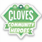 Aangepaste afsnijding van 2 x 2 vinylSticker Sticker (Voorkant)