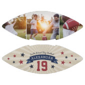 Aangepaste afspeelfoto en nummertoetsen american football (Panelen)