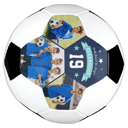 Aangepaste afspeelfoto en nummertoetsen voetbal (Gedraaid)