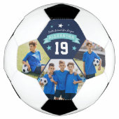 Aangepaste afspeelfoto en nummertoetsen voetbal (Voorkant)