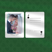 Aangepaste afspeelkaarten voor fotoliefdesscript informatiekaartje