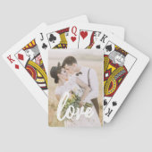 Aangepaste afspeelkaarten voor fotoliefdesscript pokerkaarten (Achterkant)