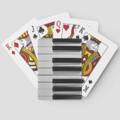 Aangepaste afspeelkaarten voor piano-toetsenbord speelkaarten (Achterkant)